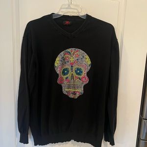 tlt embellished skull sweater. Size 3xl